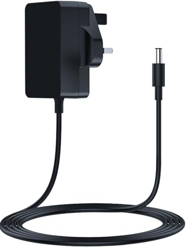 Replacement Henry Quick Charger for Henry Quick Hen100 Hetty Quick Henry Quick Pet 916634 915243 915242 Numatic Henry Quick Pro 919149 Cordless Vacuum Cleaner AC/DC Power Supply UK Plug Adapter Cable