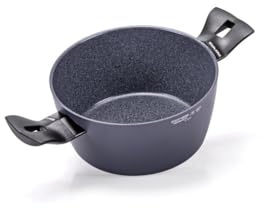 Moneta Minerva Finegres casseruola 20cm, rivestimento naturale FineGres (NO PFAS), anche per induzione, 100% Made in Italy