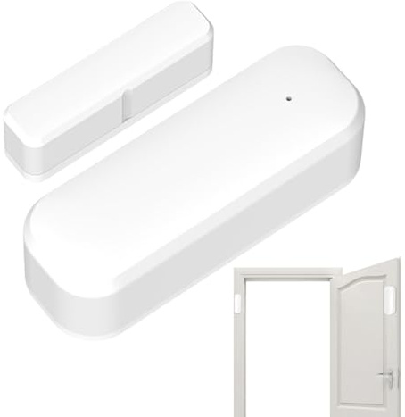Sensore per porta, allarme magnetico Wifi, sensore per apertura finestra wireless, per la sicurezza domestica, garage, ingresso interno