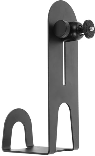 Mipcase Support Mural Réglable pour Projecteur Noir 360° Rotation en Acier Laminé à Froid Compatible Mini-Projecteur Montage Suspendu Plateau Fixation Murale Polyvalente