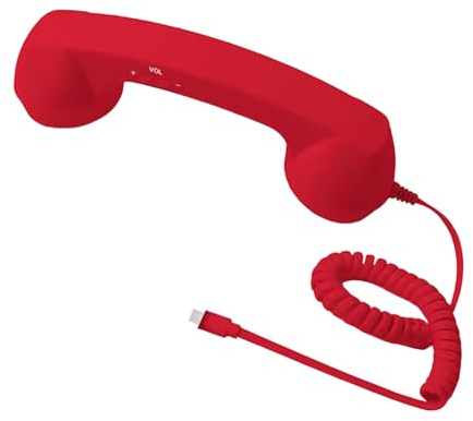 Auriculares con cable Receptor de agarre fijo Tipo C Ergonomía Juego de cabezales telefónicos creativos para videoconferencias móviles celulares