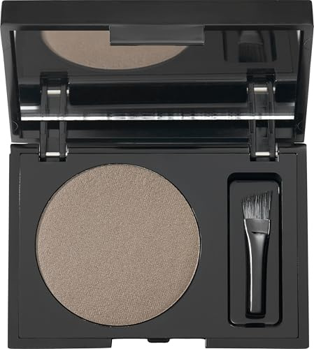ALCINA Brow Powder - 1 Stück - Verdichtet & definiert Augenbrauen - Korrigiert Lücken & verleiht Fülle - Seidige Textur - Mit Präzisionspinsel & Spiegel - Für einen natürlich betonten Look - Langlebig