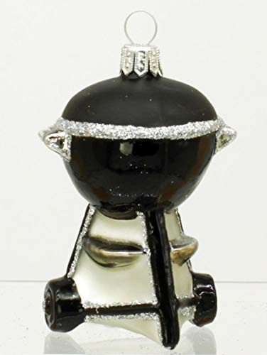 condecoro Griller Christbaumschmuck Grillsaison Christbaumkugel schwarz