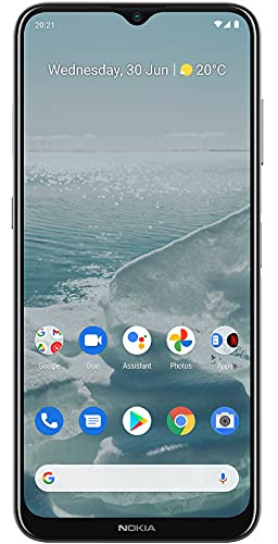 Nokia Smartphone G20, SIM dual 4G, 4GB RAM/64GB de almacenamiento, cámara cuádruple de 48MP con pantalla de 6.5 pulgadas (16.51 cm) | Plata, 4GB+64Gb