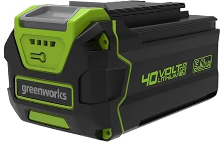 Greenworks Tools Batterie Lithium-ION 40 V 5 Ah pour Tondeuse à Gazon, Taille-Haies, tronçonneuse, souffleur à Feuilles