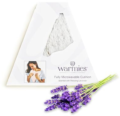 Marshmallow Lavender Warmies Heart Heat Pad