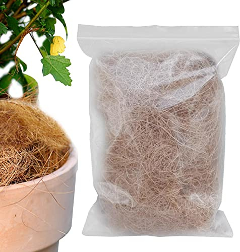 mattone di fibra di cocco | 150 g di terra di cocco in fibra di cocco biologica - Buccia di cocco per piantare, giardinaggio, substrato di terriccio, erbe aromatiche Rianpesn