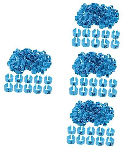 Taubenringe, Vogelfußringe, Hühnerbeinring, 400 Stück Taubenfußkettchen, Babyringe, Nummernetiketten, Haustiermarken, nummerierte Geflügelbeinbänder, gebratene Hühnerbeinbänder for Hühner, Taubenfußbä