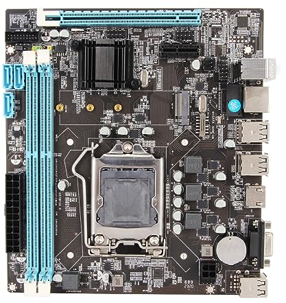 GOWENIC Scheda Madre Desktop H61 LGA 1155 Scheda Madre da Gioco ATX I3, I5, I7 Pentium Celeron, DDR3 a Doppio Canale HDMI VGA 1000M LAN, SATA 2.0, USB, M.2 NVMe NGFF