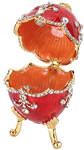 ANKROYU Osterei Schmuckkästchen, Vintage Eier Schmuckkästchen Im Fabergé Stil, Mädchen Heimdekoration Schmuckkästchen, Für Geburtstag, Weihnachten