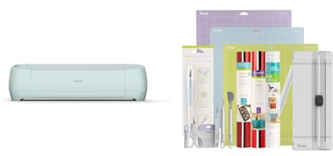 Cricut Explore 3 Essentials Bundle - Schwarz, Halbautomatische Schneidemaschine, Kunststoff, 30,5 x 30,5 cm