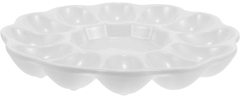 Ciieeo Bandeja De Huevos De Pascua Bandejas De Huevos Rellenos Portadores De Huevos Rellenos Plato para Servir Huevos Rellenos Soporte para Huevos Encimera Huevos Rellenos Recetas Huevo