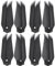 4 Pairs RC Drone Propeller, Propellers Replacement für DJI Mavic 2 Zoom/Mavic 2 PRO, Grauer Rand Ersatzpropeller Blätter Geräuscharm Zubehör Kompatibel mit DJI Mavic 2 Zoom/Mavic 2 PRO