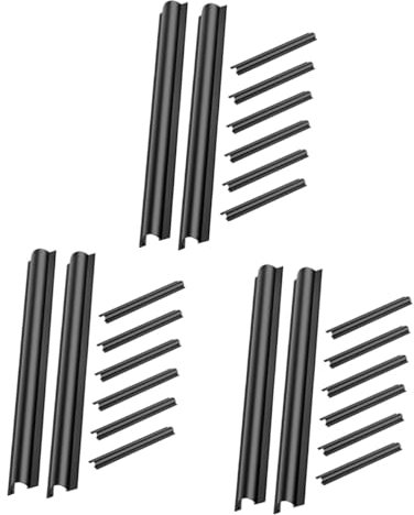 OSALADI 3 Sätze Kabelmanagement-clip Auto Kabelhalter Kabelklemmen Zur Befestigung Von Kabelklemmen Kabelorganisator Kabelklemmen Fürs Auto Kabel-organizer Pvc Black 8 Stück * 3