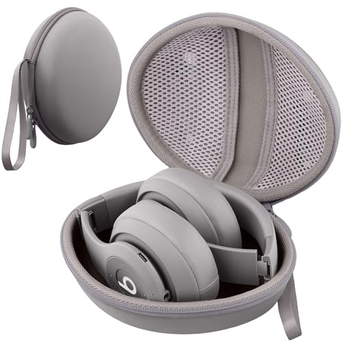 co2CREA Hard Case for Beats Studio Pro/Solo pro /Solo4 /Solo3/ Solo2 /Solo | Shockproof EVA Bluetooth Headphones Travel Case with lightweight Hand Strap, Case Only