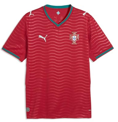 PUMA Herren Fpf Home Jersey Replica Trikots, Club Red-Green Lagoon, M EU