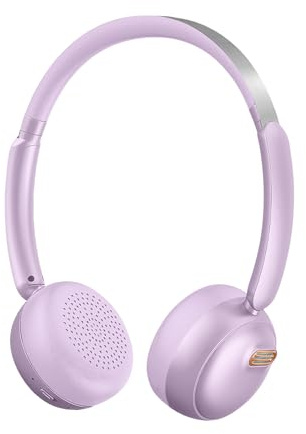 Synvionar Wireless Headphones, Over Ear Headphones Bluetooth 5.4 & 40H Playtime,Wireless Noise Cancelling Headphones,Soft Protein Leather Earpads for Comfort, Vintage Style for Travel, Work, Fashion