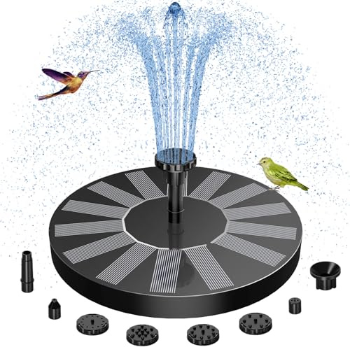 AISITIN Solar Water Fountain with Multiple Nozzles