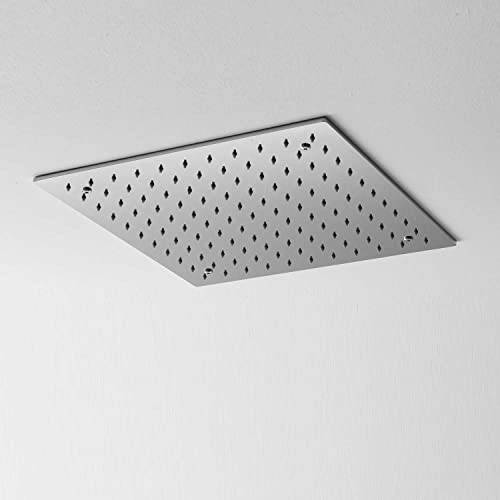 Pommeau Douche inoxydable de plafond encastrable cadre 40 cm ARES