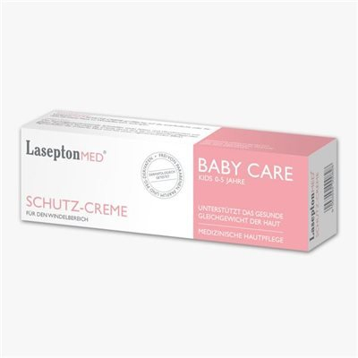 Lasepton Baby Schutz Creme, 250 ml: Schutzcreme für Pflege und Schutz im Windelbereich, Creme mit Zinkoxid und Aloe Vera, gegen Nässe und Juckreiz, wirkt beruhigend