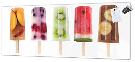 Glass splashback with Metal Backing - Kitchen Glass Panel Fruits&Veggies Series MBBS05: