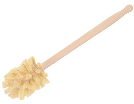 FELTECHELECTR Cleaning Toilet Brush Wooden Handle for Bathroom Bathtub Brush Toilet Cleaning Tool