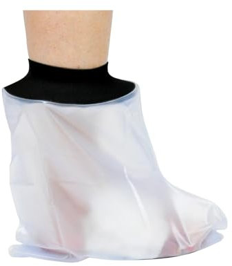 HWJFDC Funda Escayola Pierna Funda de Yeso Impermeable for piernas de Adultos, Protector de Tobillo for Ducha, baño, Impermeable, for heridas de pies, Accesorios for natación y baño