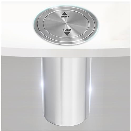 Pattumiera da banco Pattumiera da incasso, Pattumiera da incasso per mobile da cucina Pattumiera nascosta da incasso, Contenitore per rifiuti in acciaio inossidabile(Dimensioni: 21 cm x 40 cm)
