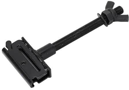7i E Soporte para la Llanta de Repuesto Monte Zinc Galvanizado Tra de Acero Monte Carrier Rueda Repuesto para Camiones Garages Motocicletas Motoneros Negros Semis Neumáticos (BLACK)