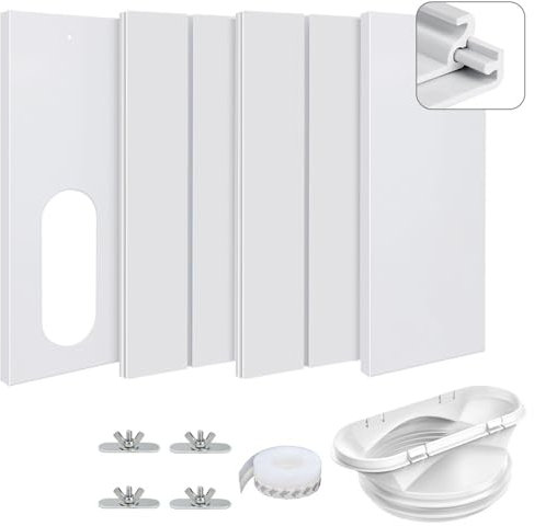 Kit Finestra Aria Condizionata Portatile, Adattatore Finestra Aria Condizionata, Piastra Sigillata Finestra Regolabile Per Aria Condizionata Cellulare Accessorio Per Finestra Aria Condizionata
