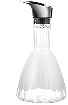 Lead-free Crystal Wine Dispenser, Waterfall Decanter, Home Bar Decanter Tool, 12 Lotus Wine Pouring Port Design, Multifunctional Wine Gift