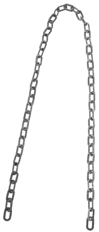 Homoyoyo Halloween Fake Chain Link Prop Thin Black Silver Plastic Chain for Halloween Costume and Party Decoration and Realistic Prisoner Accessory for Haunted Houses and Cosplay