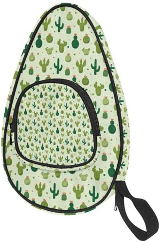 lcndlsoe Housse de protection pour raquette de tennis de table Cactus Vert
