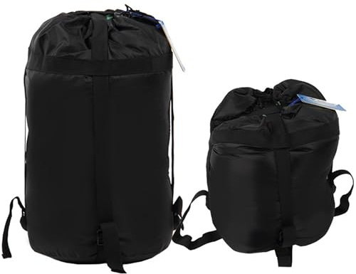 Fueerton Nylon Lightweight Compression Stuff Sack Bag Outdoor Camping Sleeping Bag (L)