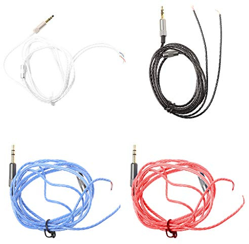 FKY Cable de mantenimiento para auriculares de 3,5 mm, sin micrófono