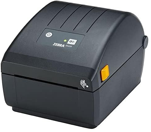 Zebra ZD220d Etikettendrucker, 203 DPI Thermodirektdrucker, Single-LED Anzeige, Modell mit Abreißkante (ZD22042-D0EG00EZ)