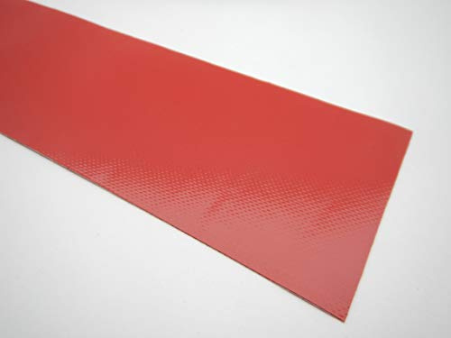 LKW PLANE ZELT MARKISE PLANEN REPARATUR PFLASTER 10MM BREIT ROT KARMINROT RAL 3002 (100cm)