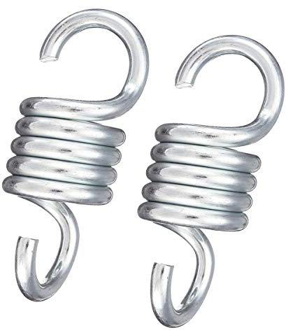 Chiloskit 300 kg Crochet de suspension Hamac Balançoire Chaise à ressort Suspendue Sac de frappe de jardin Crochet de balançoire Sac de frappe (7 mm)