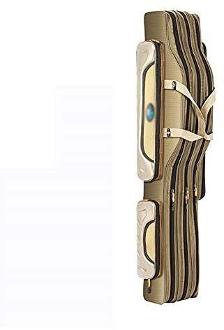 caihuashopping Angeltasche 80/90/120/12. 5 cm Angeltasche Multifunktionale Angelrute Rolle Köder Pole Aufbewahrungstasche Hülle Angelausrüstung Angelrutenkoffer (Color : 3Layer 125CM Belly)