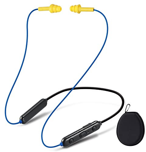 Roeric Écouteurs intra-auriculaires Bluetooth, tour de cou, sans fil, réduction du bruit de 28 dB, écouteurs intra-auriculaires isolants avec micro IPX5, étanches, 16 heures d'autonomie de la batterie