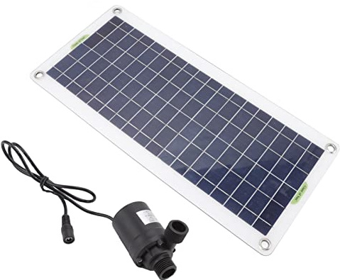 Potenza del pannello solare in polisilicio da 30 W, pompa sommersa alimentata a pannello solare, kit pompa dell'acqua solare per fontana alimentata dal sole