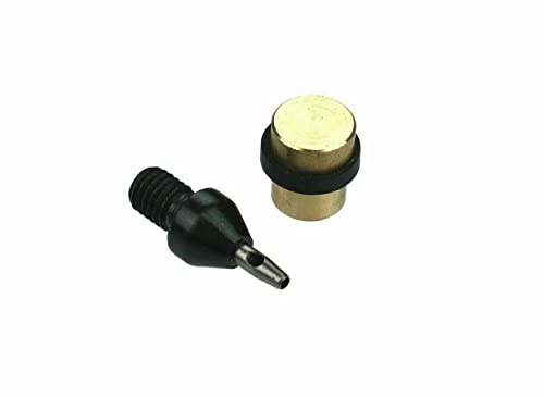 3 mm ISTA TOOLS - 2-Teiliges Profi Lochwerkzeug, große Auswahl an Locheisen, Lochpfeife für Ösenpresse, Spindelpresse - zum stanzen und lochen Leder, Filz uvm. (3 mm -1/4-20 UNC Gewinde)