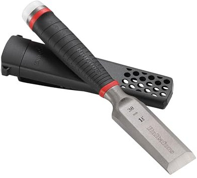 Hultafors HDC38 Heavy-Duty Chisel 38mm – One-Piece Forged Design with Continuous Robust I-Profile for Maximum Strength and Extreme Durability in Demanding Tasks