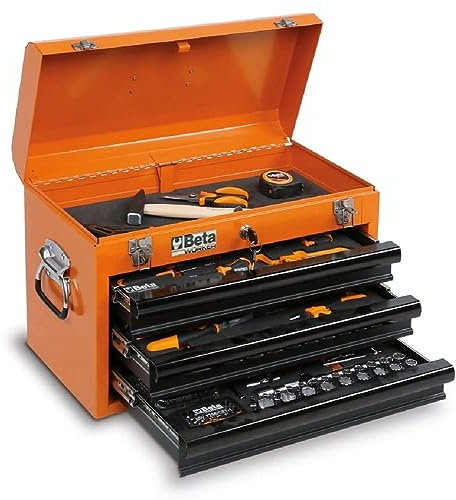 Beta - BW 2200E/A Tragbarer Werkzeugkoffer mit einem Sortiment von 159 Werkzeugen, in weicher EVA-Schale