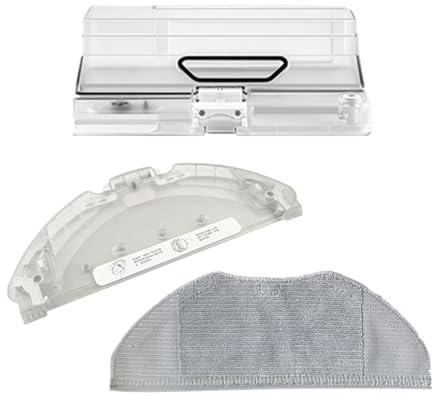 ZEMNLO Tanque de agua con caja de polvo, for Xiaomi, Mijia Robot G1, piezas de aspiradora MJSTG1, caja de polvo, soporte for tanque de agua, accesorios for fregona de remolque Depósito de polvo para a