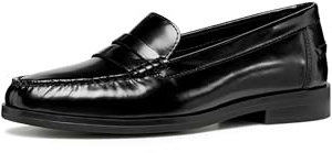 Geox Femme D Cloridie Mocassins, Noir, 36 EU