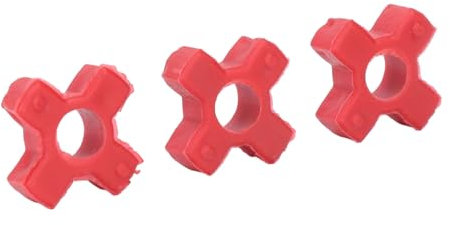 CHEOTIME 10 Stück Honigschleuder-Buchsenverbinder, Polyurethan-Puffer-Pad-Stecker für elektrisches Honigschleuder-Zubehör, Rot
