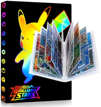 Album di carte da collezione, 4 tasche, album di carte, 30 pagine per 240 carte (HEFT03)