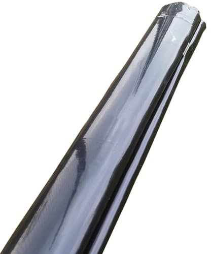 Wasserdichte Fischteichfolie, flexibel, 0,12 mm, undurchlässig, Teichauskleidung für Gärten, Pools, Bachläufe, Springbrunnen, schwarze Membran für Landschaftsbau, langlebige Poolfolie (4,0 m x 7,0 m)