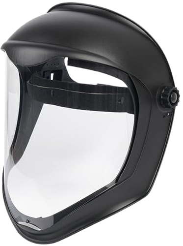 Peosaard Maschera per lo scudo facciale per macinazione e taglio, caschi protettivi antivento e anticontroppo, visiera di sicurezza per l'edilizia, la lavorazione del legno l'uso